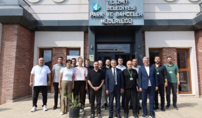 İZMİT BELEDİYESİ BAŞKANVEKİLİ LÜTFÜ OBUZ’DAN PARK VE BAHÇELER MÜDÜRLÜĞÜ’NE ZİYARET