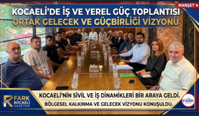 Kocaeli Deniz Kaynaklı Afetlere Karşı Güç Birliği Yaptı: Dirençli Şehir Hedefi Büyüyor