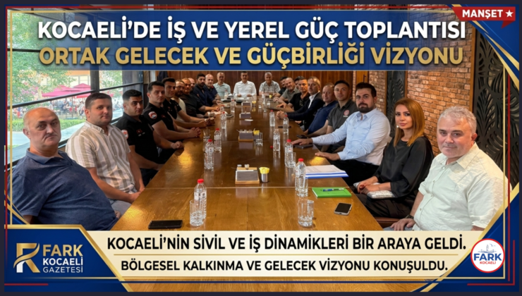 Kocaeli Deniz Kaynaklı Afetlere Karşı Güç Birliği Yaptı: Dirençli Şehir Hedefi Büyüyor