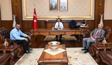 Roman Dernek Başkanlarından Vali İlhami Aktaş’a Nezaket Ziyareti