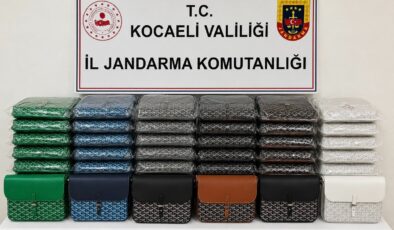 Dilovası’nda Jandarmadan Dev Operasyon: 5 Milyon TL’lik Sahte Lüks Çanta Ele Geçirildi