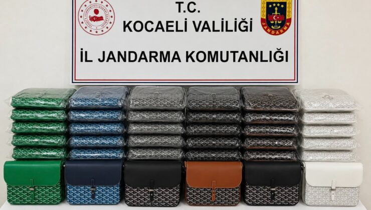 Dilovası’nda Jandarmadan Dev Operasyon: 5 Milyon TL’lik Sahte Lüks Çanta Ele Geçirildi