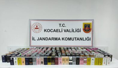 Dilovası’nda Jandarmadan Kaçakçılara Darbe: 3.2 Milyon TL’lik Kaçak Parfüm Ele Geçirildi