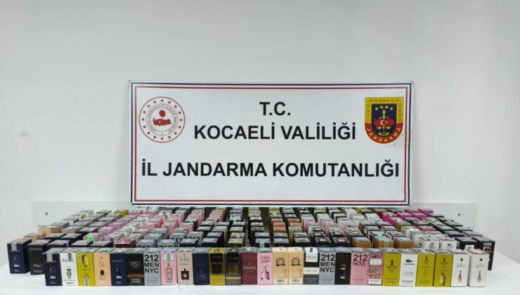 Dilovası’nda Jandarmadan Kaçakçılara Darbe: 3.2 Milyon TL’lik Kaçak Parfüm Ele Geçirildi