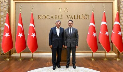 Eski Bakan İdris Güllüce’den Vali İlhami Aktaş’a Ziyaret