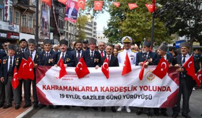 19 Eylül Gaziler Günü Kocaeli’de Coşku ve Gururla Kutlandı
