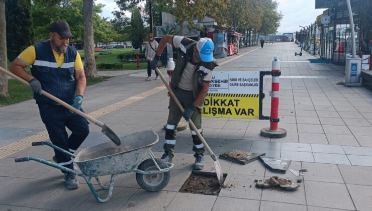 Kocaeli Büyükşehir’den Yürüyüş Yollarında Bakım Onarım Çalışması