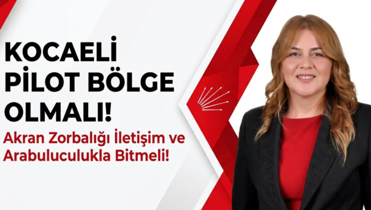 “Kocaeli Pilot Bölge Olmalı!” CHP’li Kadınlardan Akran Zorbalığına Karşı Çağrı