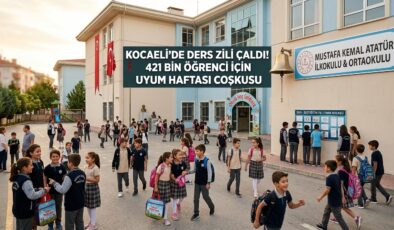 Kocaeli’de 421 Bin Öğrenci İçin Ders Zili Bugün Çaldı