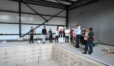 Ritim Spor ve Aktif Yaşam Merkezi’nde çalışmalar tamamlanma aşamasına geldi.
