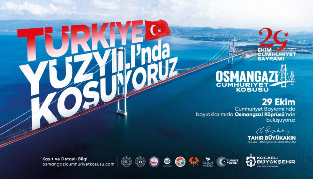 Osmangazi Köprüsü’nde 29 Ekim’de Cumhuriyet Koşusu düzenlenecek