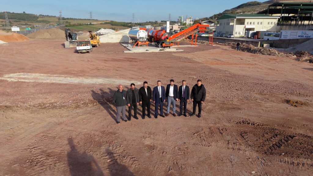 İzmit Karadenizliler’deki asfalt plent tesisinde montaj tamamlandı