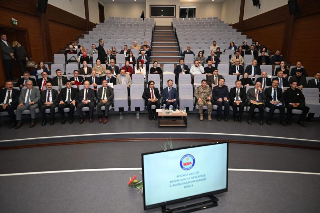 Kocaeli Bağımlılıkla Mücadele İl Koordinasyon Kurulu Vali Aktaş başkanlığında toplandı