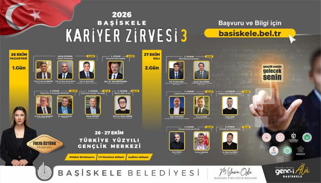 Başiskele Kariyer Zirvesi 3, 26-27 Ekim’de gençleri uzman isimlerle buluşturacak